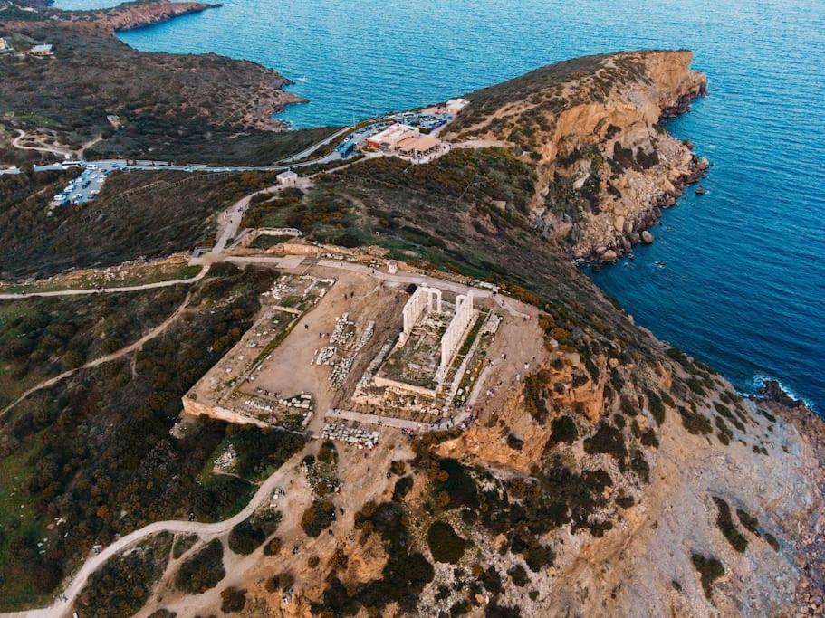 Lavrio Stone House 5 Min From The Centre/Port Apartamento Exterior foto